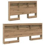 vidaXL Tăblie de depozitare stejar artizanal 140 cm Lemn compozit vidaXL Tăblie de depozitare stejar artizanal 140 cm Lemn compozit