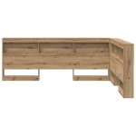vidaXL Tăblie de depozitare stejar artizanal 140 cm Lemn compozit vidaXL Tăblie de depozitare stejar artizanal 140 cm Lemn compozit