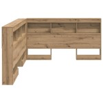 vidaXL Tăblie de depozitare stejar artizanal 140 cm Lemn compozit vidaXL Tăblie de depozitare stejar artizanal 140 cm Lemn compozit