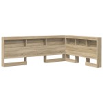 vidaXL Tăblie de depozitare cu raft Stejar sonoma 160 cm Lemn compozit vidaXL Tăblie de depozitare cu raft Stejar sonoma 160 cm Lemn compozit