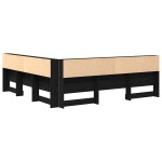 vidaXL Tăblie de depozitare cu raft Stejar negru 180 cm Lemn compozit vidaXL Tăblie de depozitare cu raft Stejar negru 180 cm Lemn compozit
