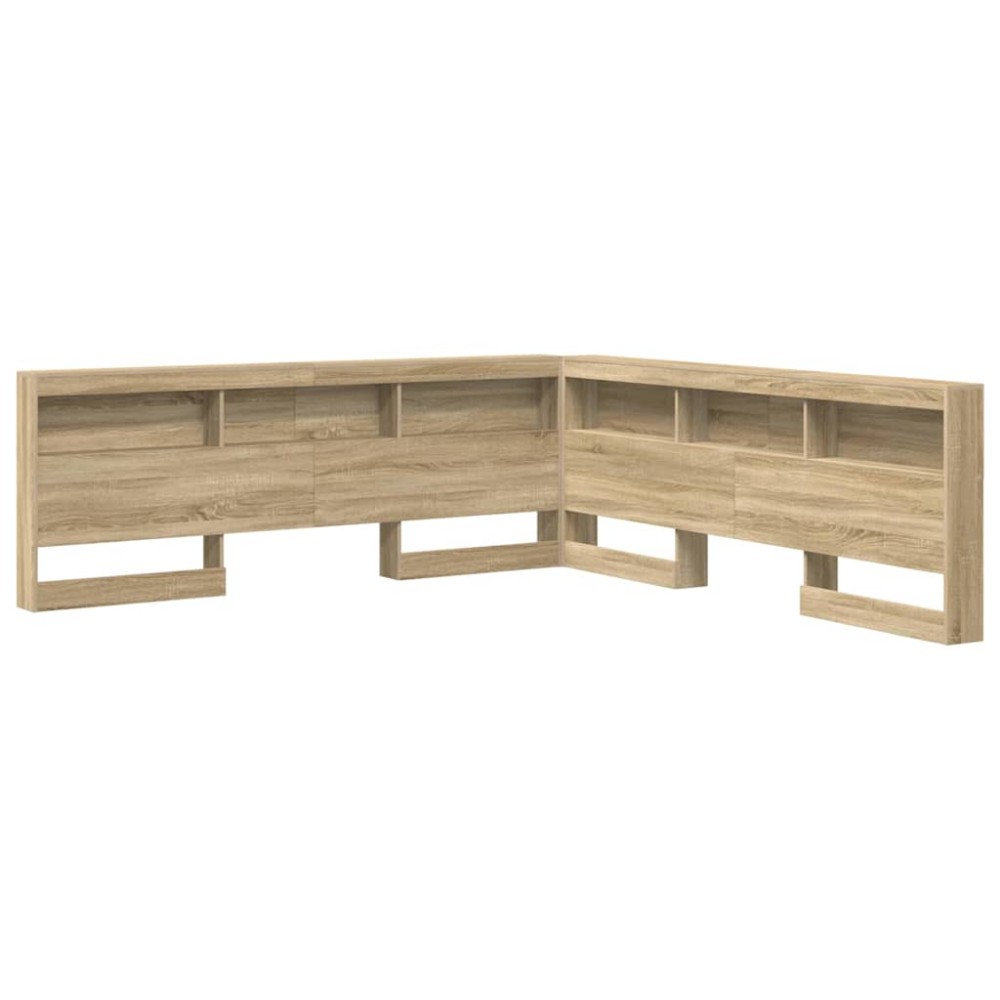 vidaXL Tăblie de depozitare cu raft Stejar sonoma 180 cm Lemn compozit