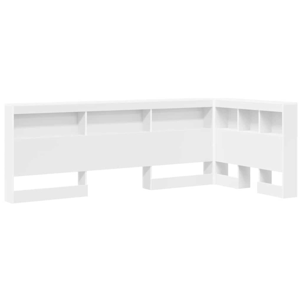 vidaXL Tăblie de depozitare cu raft Alb 90 cm Lemn compozit