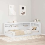 vidaXL Tăblie de depozitare cu raft Alb 90 cm Lemn compozit vidaXL Tăblie de depozitare cu raft Alb 90 cm Lemn compozit