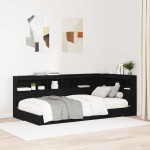 vidaXL Tăblie de depozitare cu raft Stejar negru 90 cm Lemn compozit vidaXL Tăblie de depozitare cu raft Stejar negru 90 cm Lemn compozit