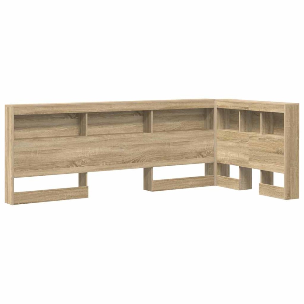 vidaXL Tăblie de depozitare cu raft Stejar sonoma 75 cm Lemn compozit