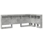 vidaXL Tăblie de depozitare cu raft Gri beton 75 cm Lemn compozit vidaXL Tăblie de depozitare cu raft Gri beton 75 cm Lemn compozit