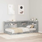vidaXL Tăblie de depozitare cu raft Gri beton 75 cm Lemn compozit vidaXL Tăblie de depozitare cu raft Gri beton 75 cm Lemn compozit