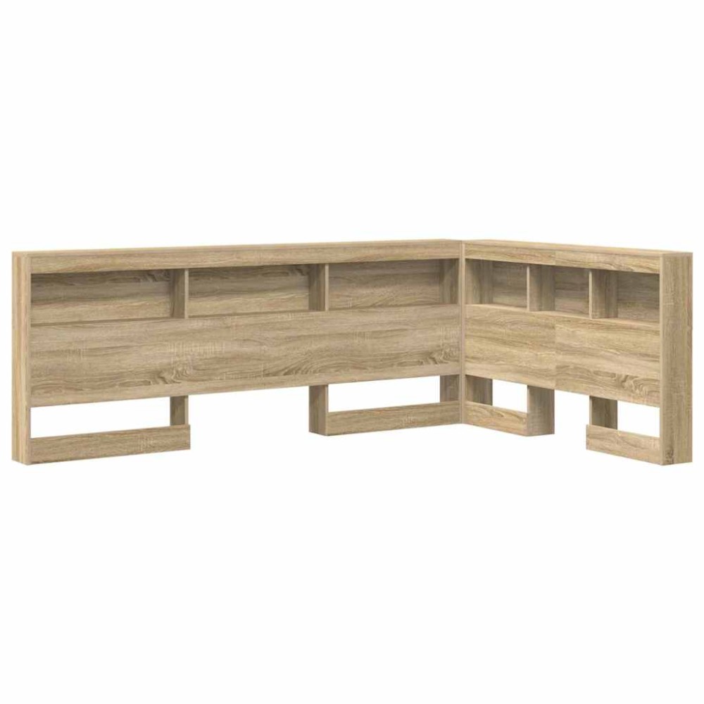 vidaXL Tăblie de depozitare cu raft Stejar sonoma 120 cm Lemn compozit