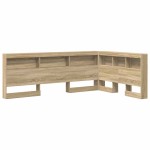vidaXL Tăblie de depozitare cu raft Stejar sonoma 120 cm Lemn compozit vidaXL Tăblie de depozitare cu raft Stejar sonoma 120 cm Lemn compozit