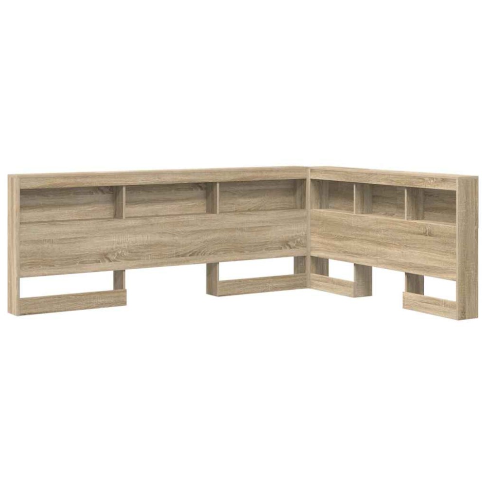 vidaXL Tăblie de depozitare cu raft Stejar sonoma 140 cm Lemn compozit