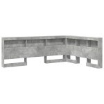 vidaXL Tăblie de depozitare cu raft Gri beton 140 cm Lemn compozit vidaXL Tăblie de depozitare cu raft Gri beton 140 cm Lemn compozit