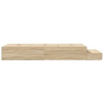 vidaXL Cadru de pat cu depozitare Stejar Sonoma 236.5 x 100 x 31.5 cm vidaXL Cadru de pat cu depozitare Stejar Sonoma 236.5 x 100 x 31.5 cm