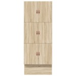 vidaXL Cadru de pat cu depozitare Stejar Sonoma 236.5 x 100 x 31.5 cm vidaXL Cadru de pat cu depozitare Stejar Sonoma 236.5 x 100 x 31.5 cm