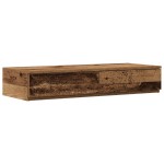 vidaXL Cadru de pat cu depozitare Lemn vechi 236.5 x 100 x 31.5 cm