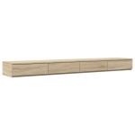 vidaXL Cadru de pat cu depozitare Stejar Sonoma 236.5 x 200 x 31.5 cm vidaXL Cadru de pat cu depozitare Stejar Sonoma 236.5 x 200 x 31.5 cm