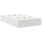 vidaXL Cadru de pat cu depozitare cu sertar Alb 236.5 x 120 x 31.5 cm