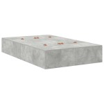 vidaXL Cadru de pat cu depozitare Gri din beton 236.5 x 120 x 31.5 cm