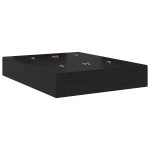vidaXL Cadru de pat cu depozitare Stejar negru 236.5 x 140 x 31.5 cm