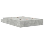 vidaXL Cadru de pat cu depozitare Gri din beton 236.5 x 140 x 31.5 cm