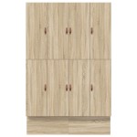 vidaXL Cadru de pat cu depozitare Stejar Sonoma 236.5 x 150 x 31.5 cm vidaXL Cadru de pat cu depozitare Stejar Sonoma 236.5 x 150 x 31.5 cm