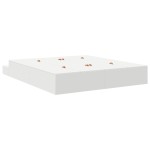 vidaXL Cadru de pat cu depozitare cu sertar Alb 236.5 x 180 x 31.5 cm vidaXL Cadru de pat cu depozitare cu sertar Alb 236.5 x 180 x 31.5 cm
