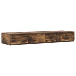 vidaXL Cadru de pat cu depozitare Stejar fumuriu 226.5 x 120 x 31.5 cm vidaXL Cadru de pat cu depozitare Stejar fumuriu 226.5 x 120 x 31.5 cm