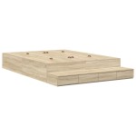 vidaXL Cadru de pat cu depozitare Stejar Sonoma 226.5 x 135 x 31.5 cm vidaXL Cadru de pat cu depozitare Stejar Sonoma 226.5 x 135 x 31.5 cm