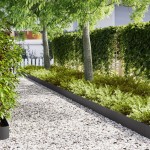vidaXL Borduri de gazon, 50 buc., negru, 100x0,5x20 cm, oțel vidaXL Borduri de gazon, 50 buc., negru, 100x0,5x20 cm, oțel