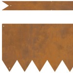 vidaXL Margine pentru gazon 50 pcs Maro 100 x 0.05 x 20 cm