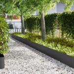 vidaXL Borduri de gazon, 30 buc., negru, 100x0,5x30 cm, oțel