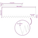 vidaXL Borduri de gazon, 50 buc., antracit, 100x0,5x30 cm, oțel