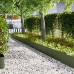 vidaXL Borduri de gazon, 50 buc., oliv, 100x0,5x30 cm, oțel vidaXL Borduri de gazon, 50 buc., oliv, 100x0,5x30 cm, oțel