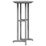 vidaXL Set bar de grădină 3 pcs Gri deschis HDPE