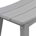 vidaXL Set bar de grădină 4 pcs Gri deschis HDPE