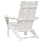 vidaXL Mobilier de lounge pentru grădină 2 pcs Alb 74.5 x 80.5 x 90 cm