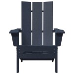 vidaXL Mobilier de lounge pentru grădină 2 pcs Bleumarin