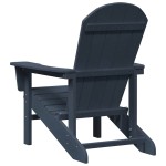 vidaXL Mobilier de lounge pentru grădină 2 pcs Bleumarin