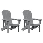 vidaXL Mobilier de lounge pentru grădină 2 pcs Gri deschis