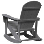 vidaXL Fotolii Adirondack Marmite 2 pcs Gri deschis HDPE