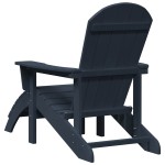 vidaXL Mobilier de lounge pentru grădină 2 pcs Bleumarin