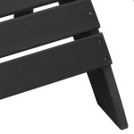 vidaXL Mobilier de lounge pentru grădină 3 pcs Negru 38 x 38 x 46cm