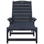 vidaXL Mobilier de lounge pentru grădină 2-persoană 2 pcs Bleumarin