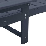 vidaXL Mobilier de lounge pentru grădină 2-persoană 3 pcs Bleumarin