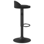 vidaXL Scaun de bar, negru, catifea vidaXL Scaun de bar, negru, catifea
