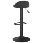 vidaXL Scaun de bar, negru, catifea vidaXL Scaun de bar, negru, catifea