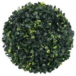 vidaXL Mingi artificiale din lemn de cimiș cu lumini LED 2 buc Verde vidaXL Mingi artificiale din lemn de cimiș cu lumini LED 2 buc Verde