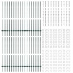 vidaXL Stâlpi de gard argintii 44 pcs Verde 100 x 1.4 m Metal vidaXL Stâlpi de gard argintii 44 pcs Verde 100 x 1.4 m Metal
