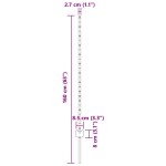 vidaXL Stâlpi de Gard 44 pcs Gri 100 x 1.2 m Oțel vopsit electrostatic vidaXL Stâlpi de Gard 44 pcs Gri 100 x 1.2 m Oțel vopsit electrostatic