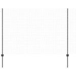 vidaXL Stâlpi de gard argintii 44 pcs Gri mare Oțel vidaXL Stâlpi de gard argintii 44 pcs Gri mare Oțel